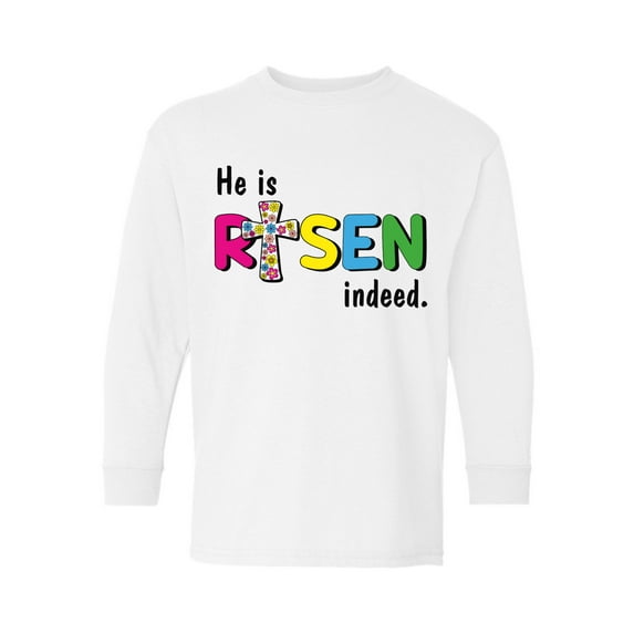 Easter 2021 Teens Outfit Floral Tee Happy Easter Youth Shirt for Girls Boys Christian Long Sleeve Tee Unisex Age 4-18