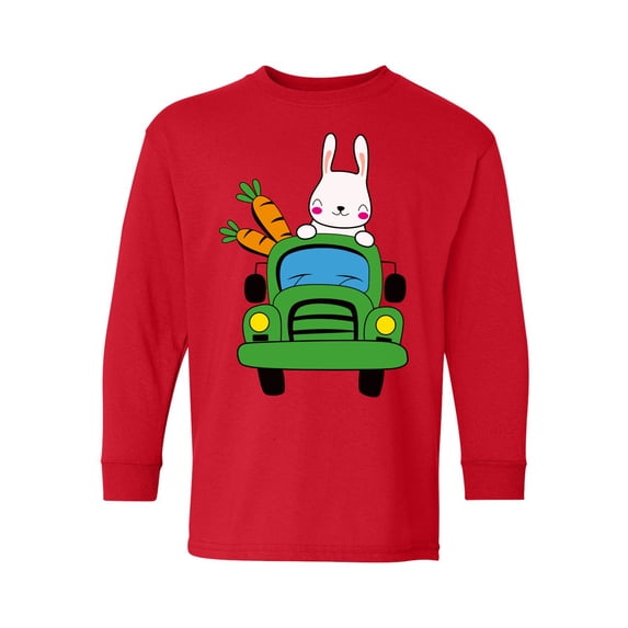 Easter 2021 Teens Outfit Happy Easter Youth Long Sleeve Shirt for Girls Boys Bunny Graphic Tee Unisex Age 4-18