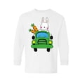 thumbnail image 1 of Easter 2021 Teens Outfit Happy Easter Youth Long Sleeve Shirt for Girls Boys Bunny Graphic Tee Unisex Age 4-18, 1 of 4