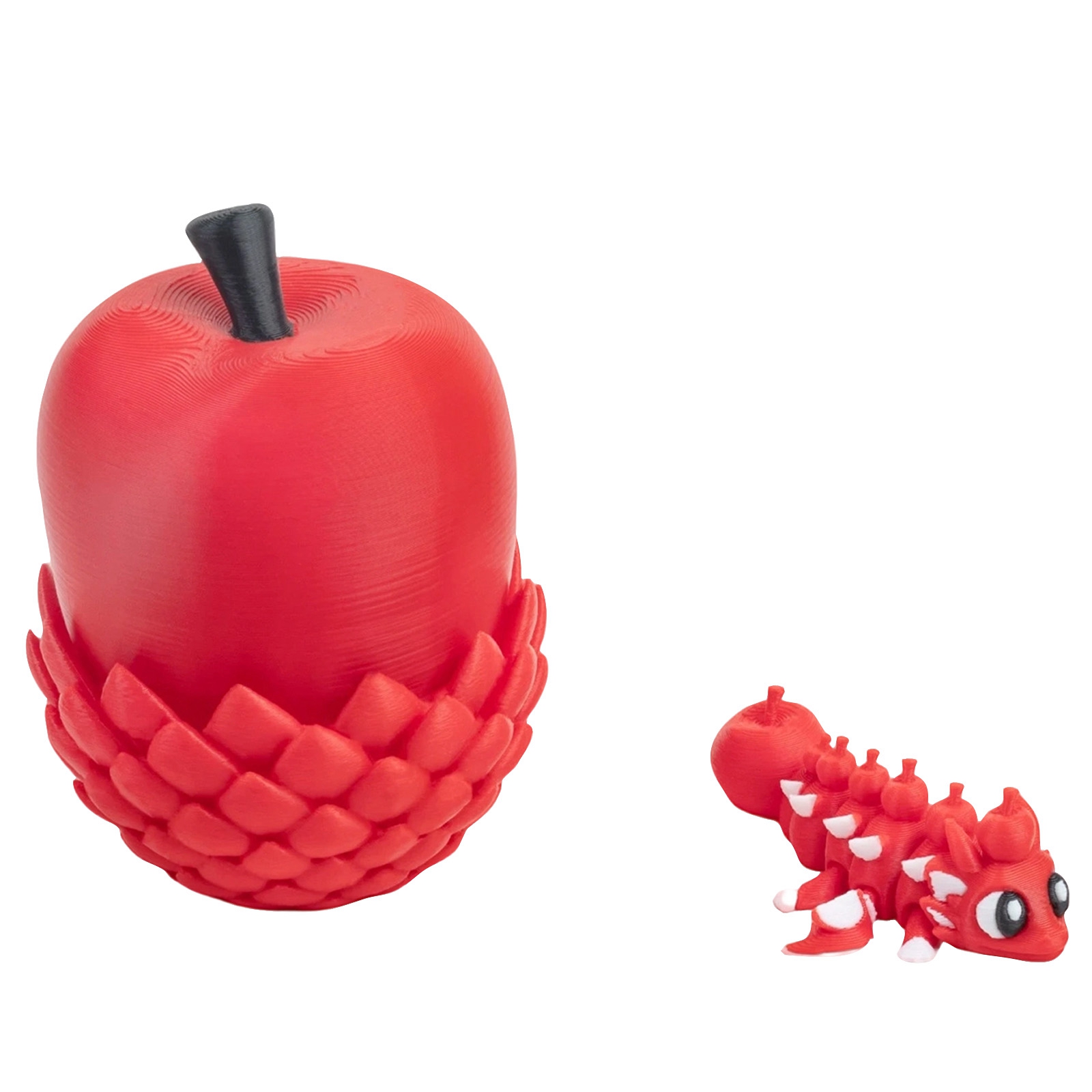 Easter 3D Apple Egg with Winged Dragon Toy, Perfect Birthday Christmas Easter Gifts, Easter Basket Stuffers
