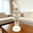 thumbnail image 1 of Easter 6.88in Resin Bunny Tabletop Decorations for Spring Home Shelf Display, 1 of 6
