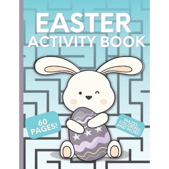 Easter Activity Book: Easter Activity Book for Kids Ages 4-8, (Paperback)
