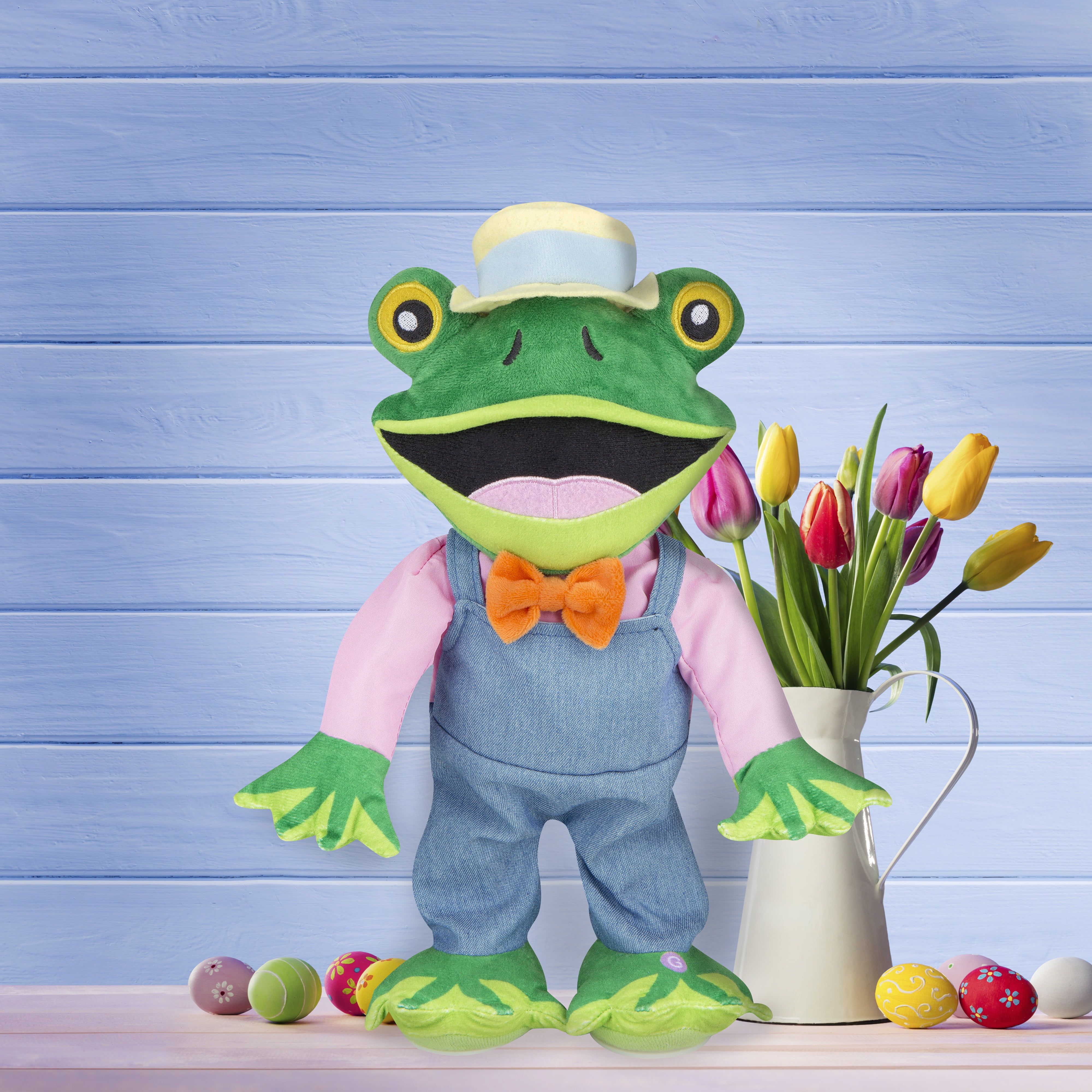 Easter Animated Hands in the Air Frog