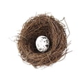 thumbnail image 1 of Easter Artificial Birds Nest Easter Decor with Egg Large Decorative Rattan Birds Nest for Spring Christmas Tree Ornaments Easter Decor Crafts Patio Garden Home Decor, 1 of 6