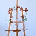 thumbnail image 1 of Easter Artificial Butterfly Garland – 37in Removable Plastic Rattan Vine with 12 Colorful Butterflies, Flexible Decorative Garland for Wall, Arch, Balcony, Spring Party, Home or Garden Decor, 1 of 6