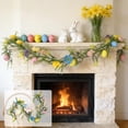 thumbnail image 1 of Easter Artificial Eucalyptus Egg Rattan, Easter Eggs Vine Spring Hanging Garland, for Patio Porch Mantle Wall Easter Party Decor, 1 of 7