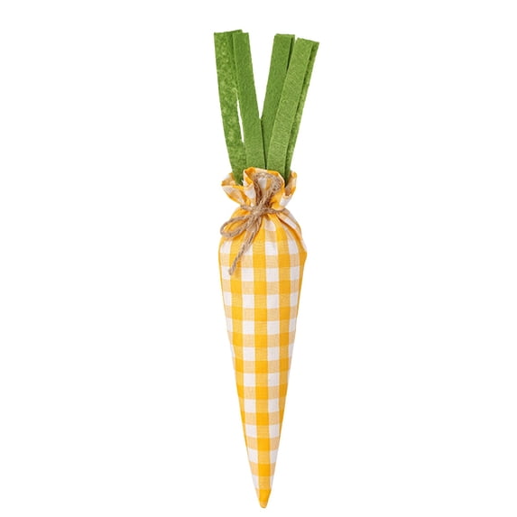 Easter Artificial Fabric Carrot,Easter Carrots for Home Party Crafts Decor, Carrot Decor for Easter Crafts Home Tabletop Basket Decorations, Baskets Filler Decor Tiered Tray Decoration 9.5"x1.6"