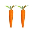 Easter Artificial Foam Glitter Powder Carrot Realistic Mini Easter
