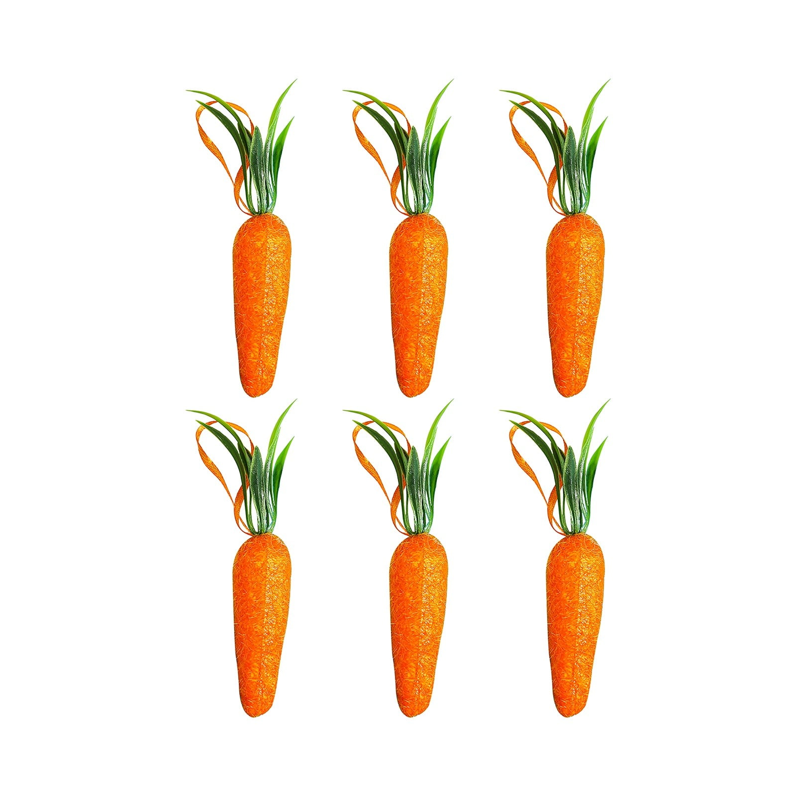 Easter Artificial Foam Glitter Powder Carrot Realistic Mini Easter ...