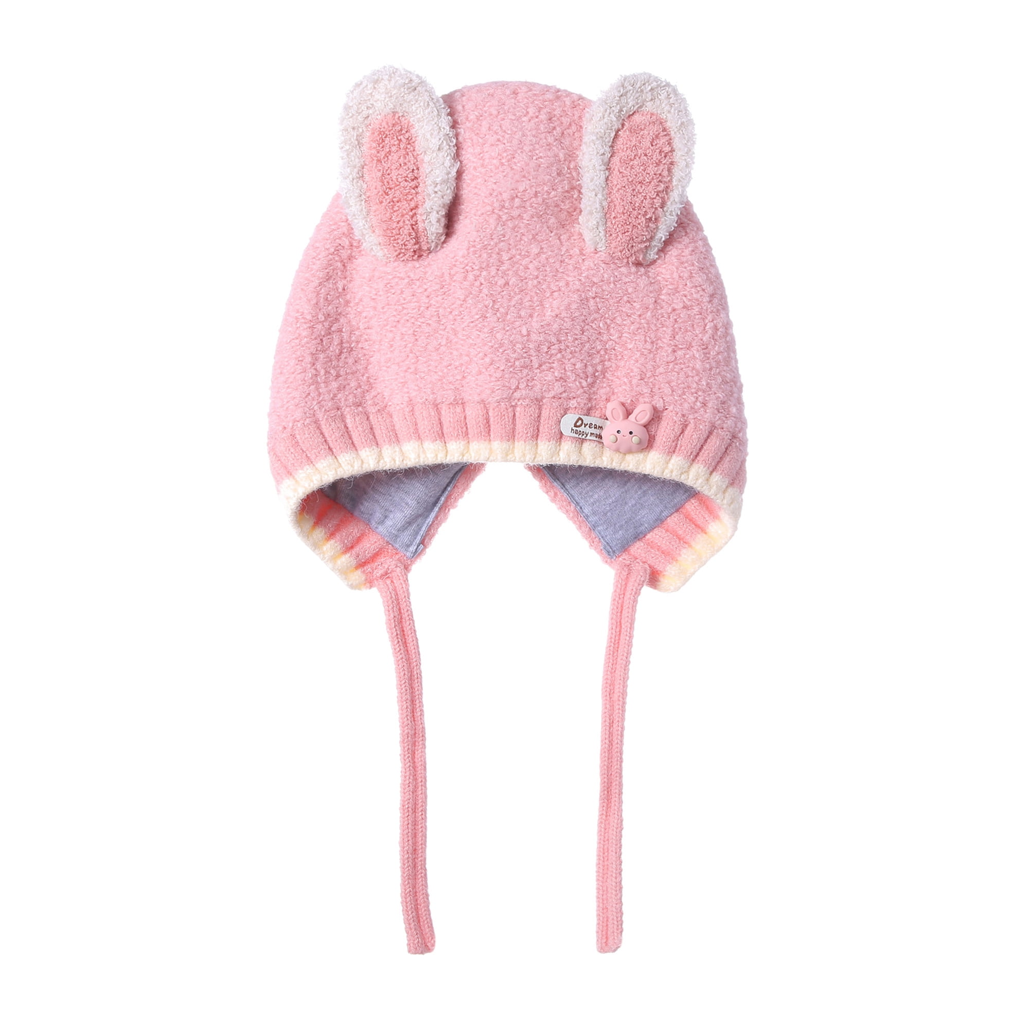 Easter Baby Bunny Ears Hat Infant Fuzzy Pilot Hats Bonnet Hat Earflap  Beanie Cap with Chin Straps for Boys Girls - Walmart.com, image size:2000x2000