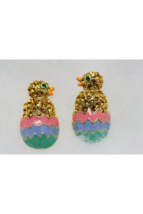Easter Chick Stud Earrings Easter Jewelry