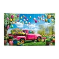 thumbnail image 1 of Easter Backdrop Vinyl Photo Booth Background Cloth Bunny Egg Pattern Party Decor Prop(N), 1 of 5