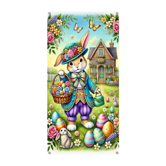 Easter Background Fabric