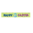 Easter Banner Hanging Flags Spring Outdoor Patio Decorations Bunny Egg