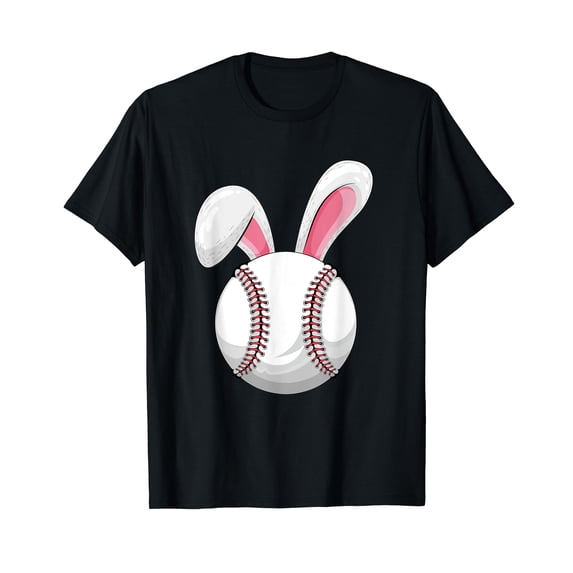 Easter Baseball Ball Easter Day Funny Spring Easter Bunny T-Shirt