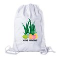 thumbnail image 1 of Easter Basket Backpack Bulk Cotton Drawstring Cinch Bags Easter Bunny Gift Bags - Gone Hunting, 1 of 2