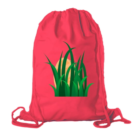Easter Basket Backpack Bulk Cotton Drawstring Cinch Bags Easter Bunny Gift Bags - No Peaking