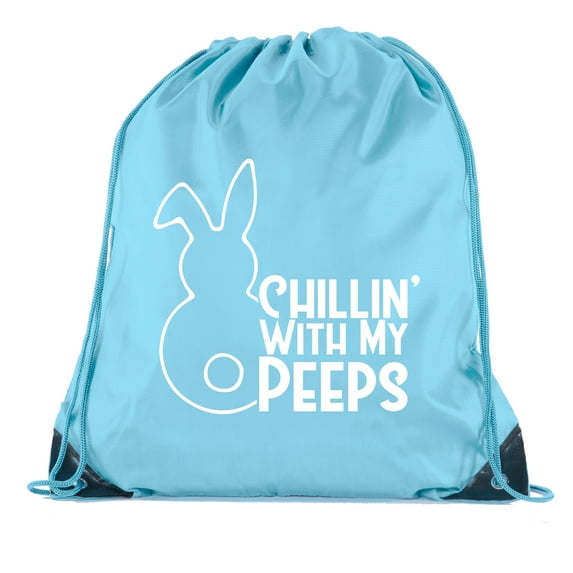 Easter Basket Bags, Bulk Drawstring Backpacks, Party Favor Goody Bags for Easter