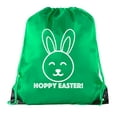 thumbnail image 1 of Easter Basket Bags, Bulk Drawstring Backpacks, Party Favor Goody Bags for Easter, 1 of 2