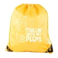 thumbnail image 1 of Easter Basket Bags, Bulk Drawstring Backpacks, Party Favor Goody Bags for Easter, 1 of 2