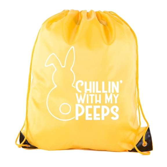 Easter Basket Bags, Bulk Drawstring Backpacks, Party Favor Goody Bags for Easter
