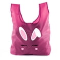 thumbnail image 1 of Easter Basket Bags, Bulk Reusable Grocery Bags, Easter Egg Hunt Tote Bags - Bunny Face, 1 of 2