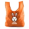 thumbnail image 1 of Easter Basket Bags, Bulk Reusable Grocery Bags, Easter Egg Hunt Tote Bags - Hoppy Easter, 1 of 2