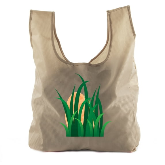 Easter Basket Bags, Bulk Reusable Grocery Bags, Easter Egg Hunt Tote Bags - No Peaking