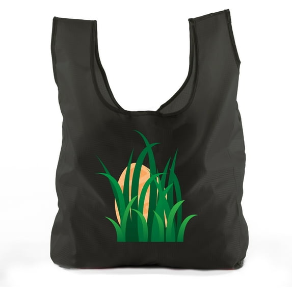 Easter Basket Bags, Bulk Reusable Grocery Bags, Easter Egg Hunt Tote Bags - No Peaking