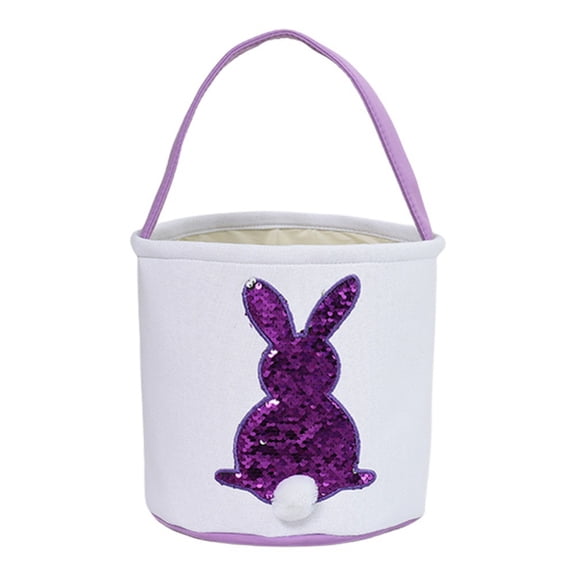 Easter Basket Bags,Easter Eggs/Gift Baskets for Kids,Bunny Tote Bag Bucket for Easter Eggs,Toys, Candy,Gifts