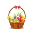 thumbnail image 1 of Easter Basket Cardboard Cutout, 1 of 3