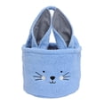 thumbnail image 1 of Easter Basket , Easter Baskets with Handle for Easter Eggs Hunting, Easter Basket Cute Blue Bunny Bags, Easter Theme Party Favor Easter Gifts for Girls Boys, 1 of 3
