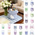 thumbnail image 1 of Easter Basket, Easter Bunny Baskets Tassel Bag Easter Egg Storage Tote Easter Decoration Easter Party Supplies Under $10 Easter, 1 of 9