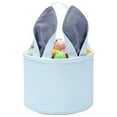 thumbnail image 1 of Easter Basket Easter Bunny Baskets for Kids with Cute Rabbit Ears Stripe, Easter Gift Baskets Children Gift Storage Handbag Easter Basket Stuffers, 1 of 6