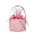 thumbnail image 1 of Easter Basket,Easter Bunny Gift Bags,Rabbit Ear Velvet Bags with Drawstrings,4 x 3 Inch Bunny Gift Pouches Party Favors for Easter Basket Party Supplies Candy Treat Jewelry(Pink), 1 of 8