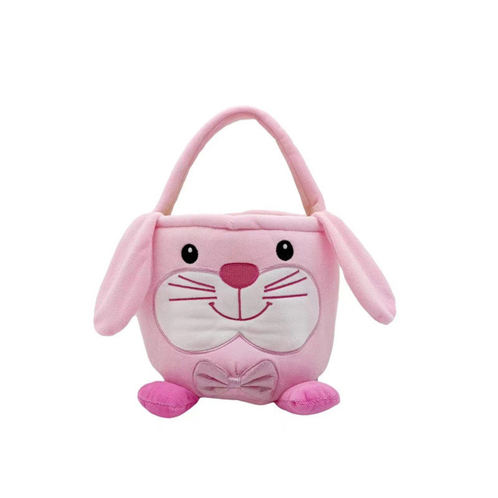 Easter Basket, Plush Resurrection Bunny Decoration Basket for Kids ...