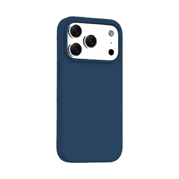 Soft-Touch Silicone Case for iPhone 17 Pro - Dark Blue