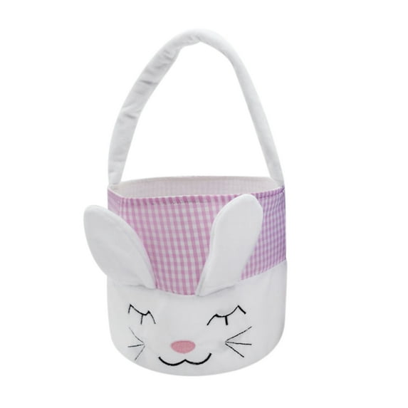 Easter Basket Stuffers Gift for Toddler Girl Boy,Easter Fabric Basket - Home Party Supplies, Doll Storage, and Interior Decoration Basket with Handles