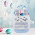 thumbnail image 1 of Easter Basket Stuffers Gift for Toddler Girl Boy,Easter Bunny Basket - Blue Tote Bag for Easter Egg Hunts, Candy Storage, and Party Decor, 1 of 7