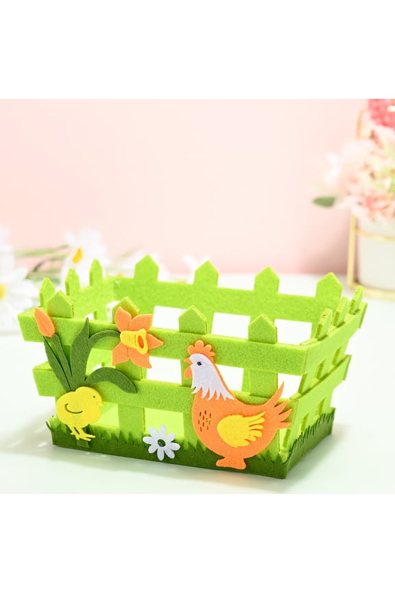 Easter Basket Stuffers Gift for Toddler Girl Boy,Portable Non-Woven Easter Basket - Easter Basket Fillers, Home Textile Storage, and Holiday Decor