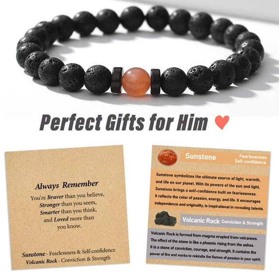 Easter Basket Stuffers for Teens Gifts for Teenage Boys Teen Boys Gift Ideas Beaded Bracelets 12 14 Year Old Boy Birthday To Son Grandson Unique Boyfriend Christmas Stocking Valentines Day
