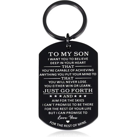 Easter Basket Stuffers For Toddler Adult Son Keychain Gifts for Son from Mom Keychain for Him Easter Basket Stuffers for Kids Graduation Christmas Gifts Easter Gifts Ideas for Teen Boys