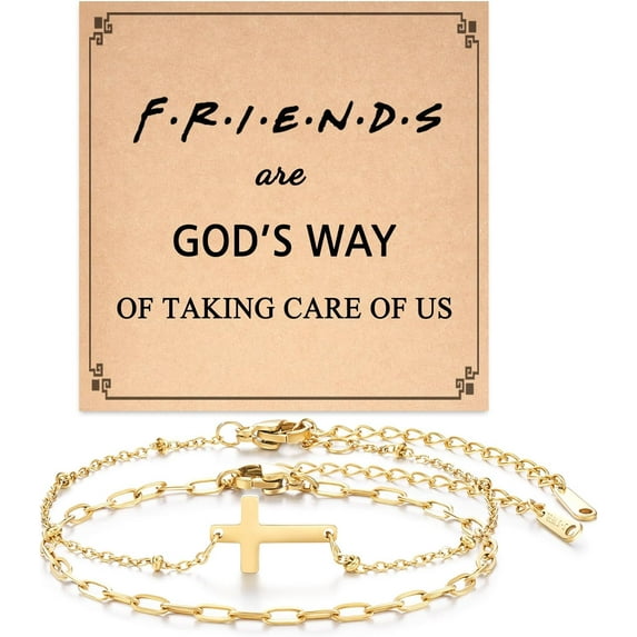 Easter Basket Stuffers for Women, Easter Gifts for Women, Cross Bracelet for Women, Religious Gifts for Women, Christian Gifts for Women Friend Family Teenage
