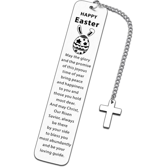 Easter Basket Stuffers for Women Men Happy Easter Bookmark for Teens Boys Girls First Communion Gifts Baptism Gifts for Teenage Boys Inspirational Christian Gifts for Women