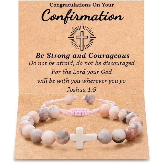 Easter Basket Stuffers for Teens/Girls/Boys, Cross Bracelet Christian Jewelry Easter Gifts for Girls Boys