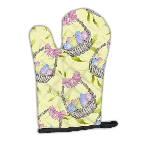 Easter Basket and Eggs Oven Mitt