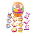 thumbnail image 1 of Easter Basket with Plush Peekaboo Figures - 13 Pc., 1 of 2