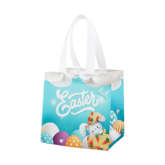 Easter Baskets With Handle,Easter Baskets Bulk,Kids Easter Basket,Plastic Easter Basket,Easter Bags Bulk,Easter Bag,Reusable Easter Gift Tote Bag,Party Bags For Egg Hunt Holiday Party Supplies