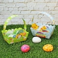 thumbnail image 1 of Easter Baskets with Handle,Paper Easter Easter Egg Hunt Activities Basket for Children Crafts,Easter Gifts Baskets, 1 of 9