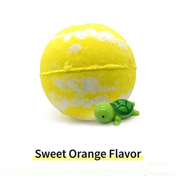 Easter Bath Bombs with Surprise Inside, 1 Pack Fizzy Bubble Bath Gift Set, Ocean Theme Bath Fizzies, Natural Sea Salt Color Changing Spa Bath Balls (Sea Animal 1PC)